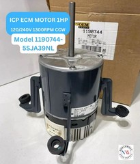 ICP Heil ECM Blower Motor 1HP 5SJA39NL 1190744 Motor 120/240V 1300RPM CCW 60Hz