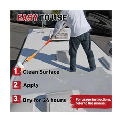 RV Roof Sealant 1 Gallon, RV Roof Coating Quick Drying Solar Reflective, Leak…