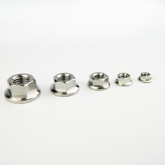 DIN6923 Gr5 Titanium Alloy Flange Ti Nuts Fastener Hex M6 M8 M10 M12