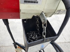 Coffing EC4006 2 Ton 120V 8′ Lift 6 fpm Top Hook Electric Chain Hoist Used Works