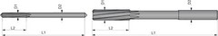 €mu-Tools HSSECo5 1/100 Machine Reamer DIN 212 D 13.10 – 15.59 Mm Selection