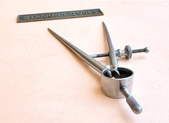 STARRETT No.277 Spring-Type Dividers with Round Legs; 4.0” Size & Capacity. USA