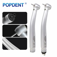 POPDENT Dental High Speed (LED E-generator) Handpiece 4/2-Hole Air Turbine