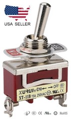 HEAVY DUTY SPST (ON)-OFF MOMENTARY TOGGLE SWITCH – SCREW TERMINALS (11BF)