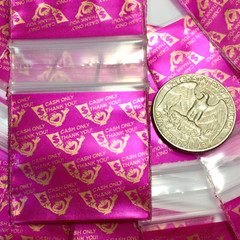 BaggiesSince1987 – 1515 Design Zip Bags 100PCS CASH ONLY on SILVER, READ DETAILS