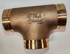 3″ GROOVED COPPER TEE SHURJOINT MODEL -C20