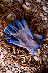 G & F 3108 String Knit Latex Dipped Work Gloves Nitrile Coated General Purpose
