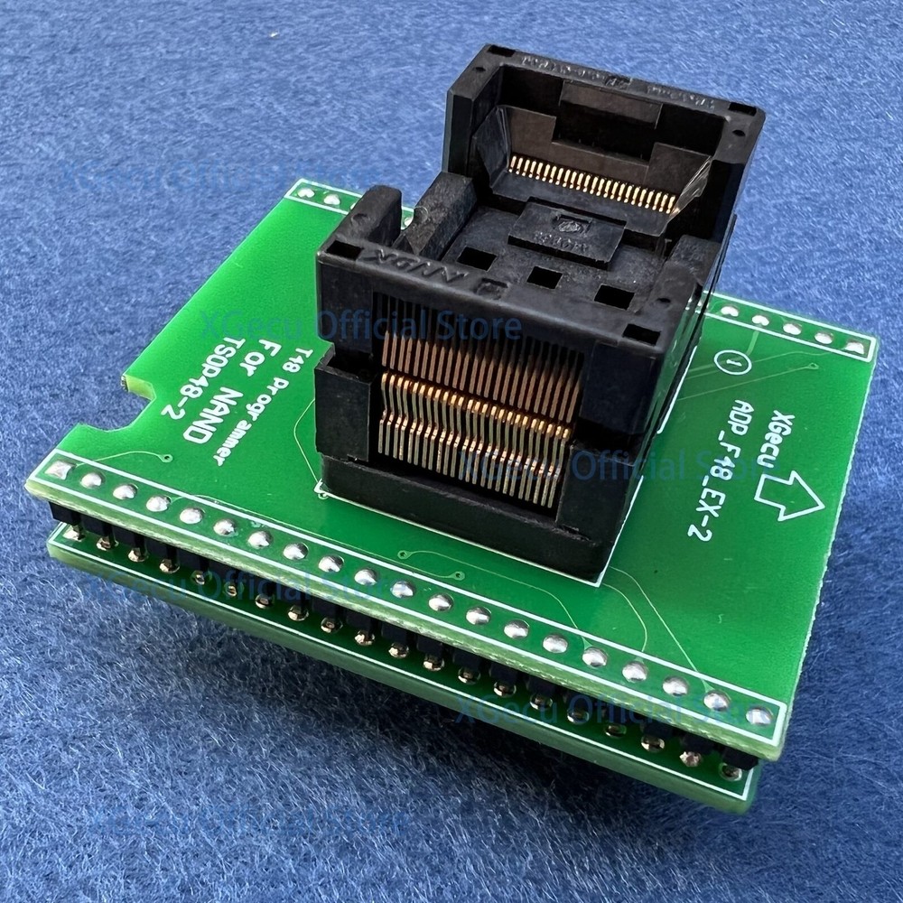F48_EX-2 Adapter NAND TSOP48-2 for NAND Flash only use T48 (TL866-3G) programmer