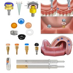 US Locator Tapered Overdenture Abutment Fit Hiossen/NobelActive /Zimmer/Adin/MIS