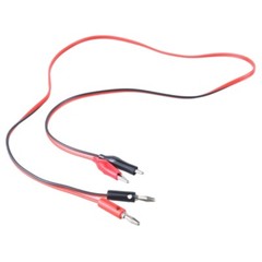 Electric Jumper Wire Power Test Cable Double Ended Alligators Clip Set