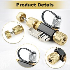 1/4″ Mega Flow Vacuum-Rated Valve Core Removal Tool for Home AC Appliance