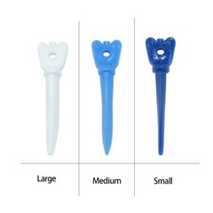 40Pcs Dental Tulwar Wedges Sectional Matrix System Plastic Diastema Wedge Refill