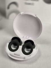 Loop Quiet 2 Black Reusable Earplugs Used w/ Case Box XS S M L Ear Tips