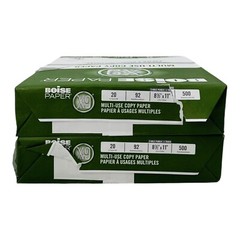 2 Reams Boise 3 Hole Punch Copy Paper 8.5″ x 11″ Multi-Use 20lb 500 Sheets