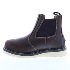 Avenger Wedge Romeo Electrical Hazard Waterproof Womens Brown Work Boots 8.5