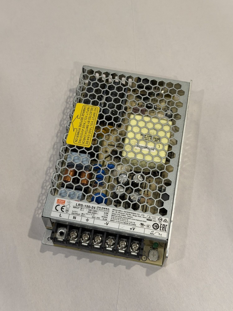 Mean Well LRS-150-24 24V 6.5A Single Output Switchable Power Supply – Open Box