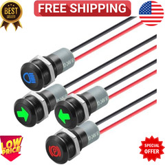 12V LED Indicator Small Light Waterproof High Beam, Single Arrow, Parking Indica