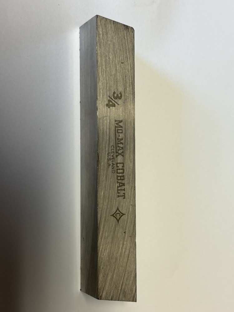 3/4″ Square x 5″ Overall Length Cobalt Square Tool Bit Blank Made in USA