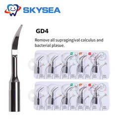 10* Dental Ultrasonic Piezo Scaler Tips Fit DTE SATELEC Cavitron Handpiece GD4