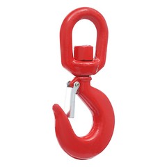 Locking Swivel Heavy Duty Lifting Hook 5T with Safety Latch & 360° Rotation