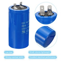 400uF/MFD 250VAC 15% Tolerance 50/60Hz CD60 Run Capacitor