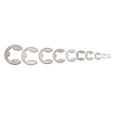 120 X Assorted M1.5 – M10mm Stainless Steel E Clips C Circlip Kit Retaining Ring