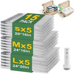 Vacuum Seal Bags for Clothing with Wireless Electric Pump – Travel & Home Use,