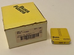 5PCS Cooper Bussmann ABC-2 2A 600V Ceramic Fuse ABC2