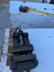 VTG 3-1/2″ Jaw 90* Degree Angle Tilting Drill Press Vise Machinist Grt Cnd
