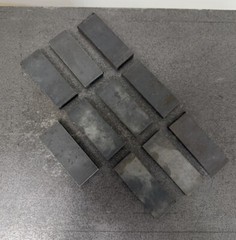 3/8″ Steel Plate 1″ x 2-3/4″ Flat Bar A36, 10 PIECES