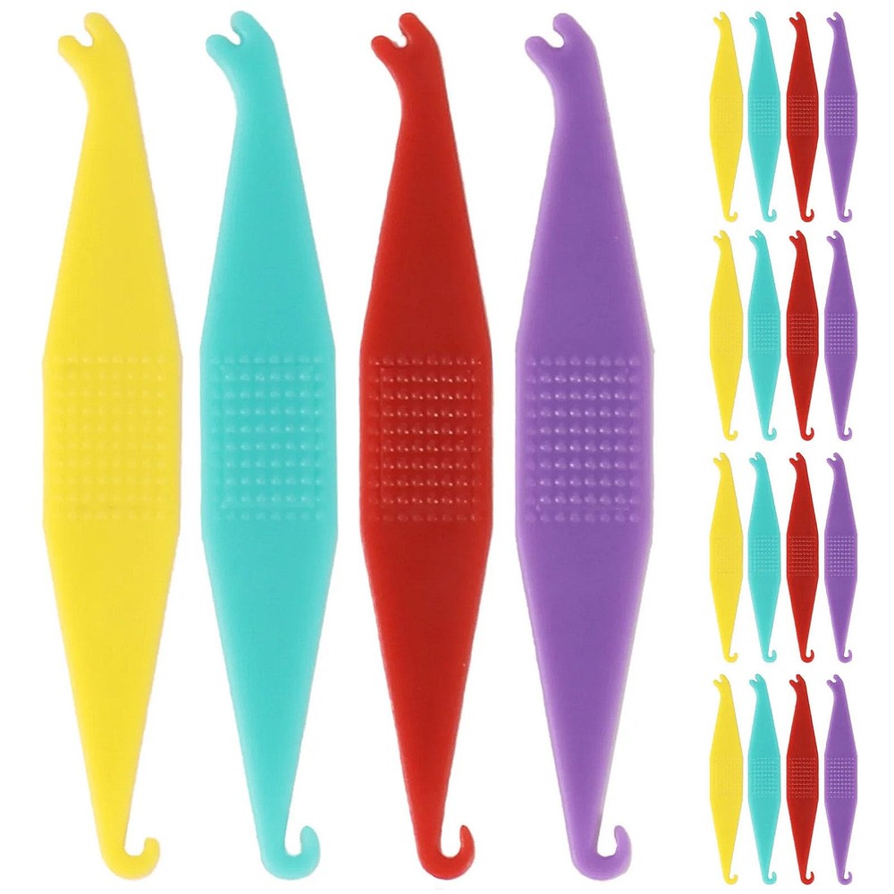 LA MIERE 20P Placers Disposable Plastic Orthodontic Elastic Multicolor