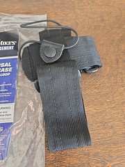 Uncle Mike’s Radio Case with Fixed Belt Loop Nylon Web Black Universal 88804