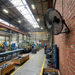 16″ High Velocity Industrial 2-in-1 Floor Stand or Wall Mount Fan 3 Speeds Fan