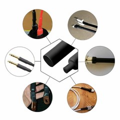5-100ft Black Φ1/4″ (6.4mm) Heat Shrink Tubing 3:1 Dual Wall Adhesive Glue Lined
