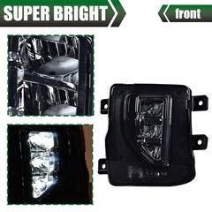 For 2016 2017 2018 Chevy Silverado Bright LED Fog Lights Driving Bumper Lamps