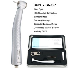 COXO Dental High Speed Fiber Optic LED Handpiece Fit Kavo NSK LED Coupler 6Holes