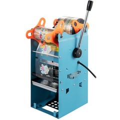 VEVOR Manual Bubble Tea Cup Sealer Machine 300-500 Cup/h Sealing Machine Blue