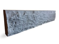 Chiseled Edge Concrete Step Form Liner, 8’L x 7.5”W x 1.5”D