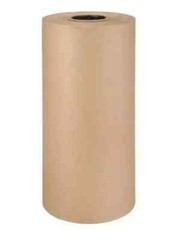 18″ x 1200 ft Brown Kraft Paper 30 lb Basis Weight Roll Packaging Shipping