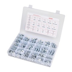 VEVOR 566 Pcs Bolts Nuts Assortment Kit Imperial Alloy Steel for Furniture