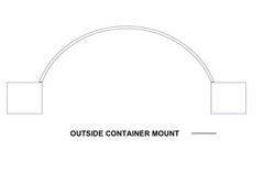 25x20x10 DuroSPAN Conex Box Container Steel Roof Kit Cover Factory DiRECT