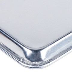 12 PACK Full Size Aluminum 18″ x 26″ Bun Sheet Baking Pan Wire in Rim Commercial