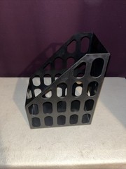7 X Vintage Oxford DecoFile File Plastic Organize Magazine Holders Top Condition