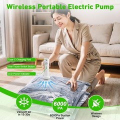 Vacuum Seal Bags for Clothing with Wireless Electric Pump – Travel & Home Use,