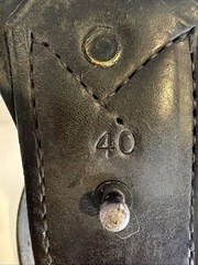 Tex Shoemaker & Sons Basketweave Leather Duty Belt 40” Holster Gun Belt + Buckle