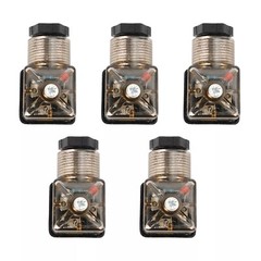 20PCS Din 43650-A PG11 Solenoid Coil Connector Socket With Led 24V Dc 24 Pole