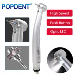 NSK Style Dental Fiber Optic LED E-generator/ High Speed Handpiece NoLED 2/4HOLE
