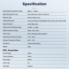 Komshine FI-20V Fiber Optic Identifier & KPN-35 PON Power Meter 1310/1490/1550nm