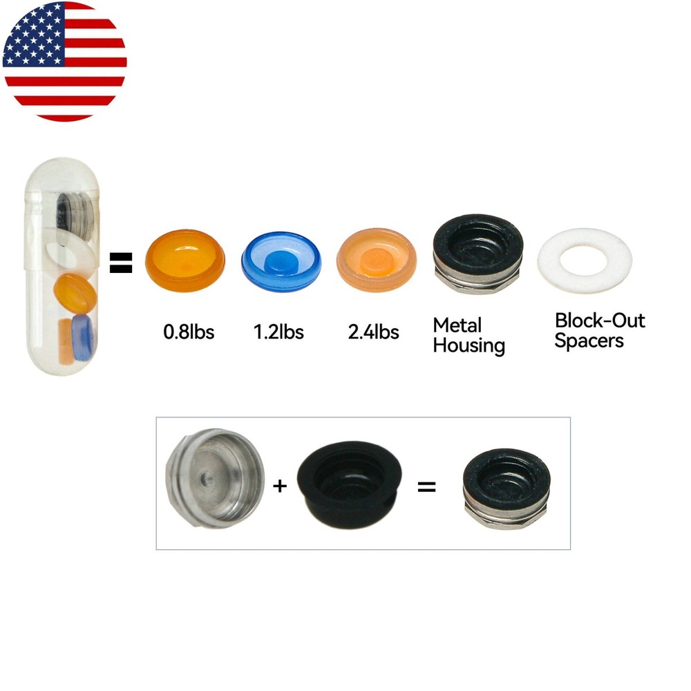 US 6PCS Dental Overdenture Locator Abutments Retention Caps For Implant Inserts
