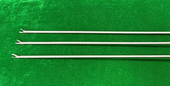 3pc Laparoscopic Bariatric Needle Holder Straight & Curved Jaw 5mmx45cm Reusable